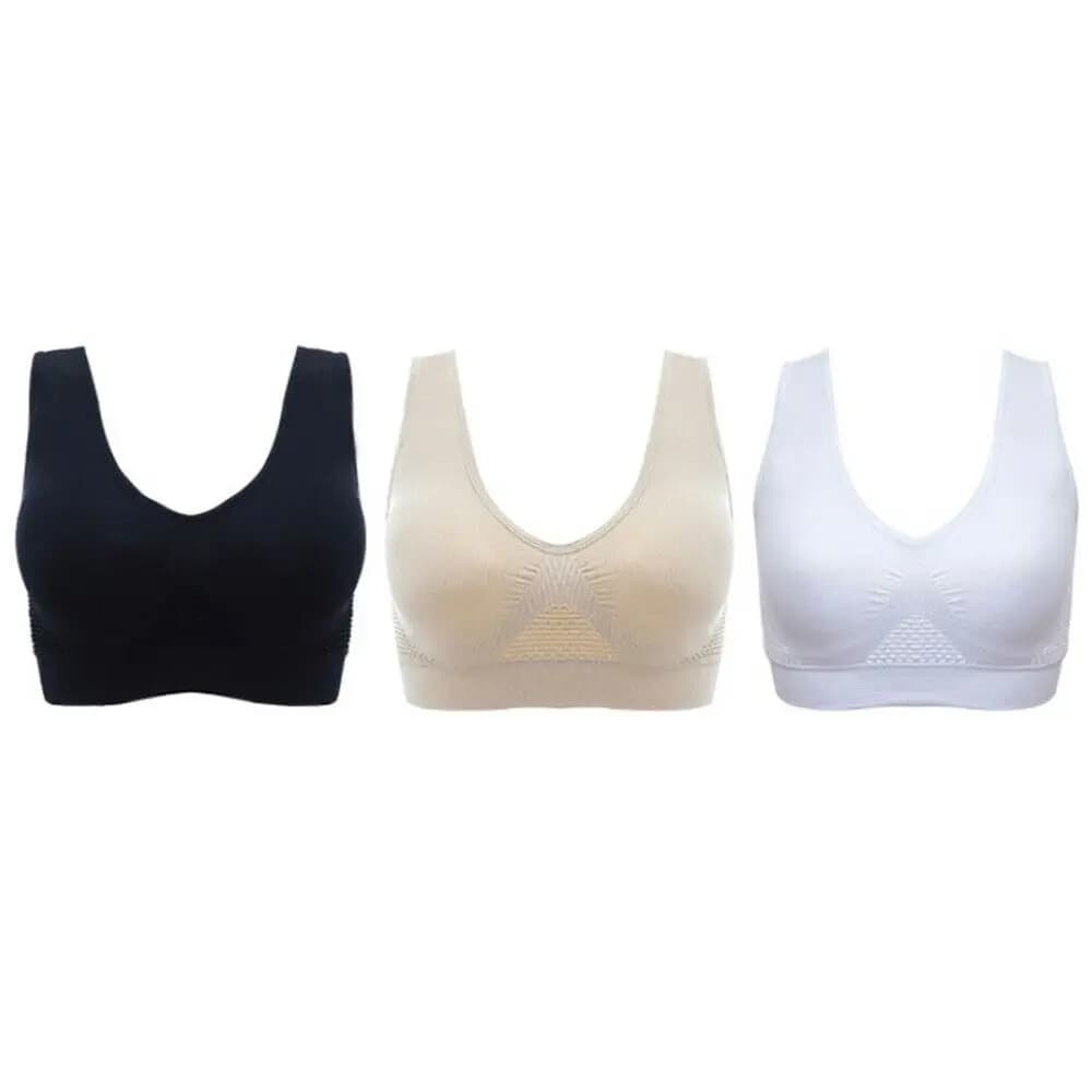 Fitness Gym  Workout With Pad Breathable Yoga Sports Wear Sports Bra Push-Up Vest Shockproof Underwear