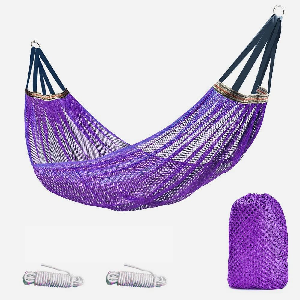 Campout Outdoor Hammock, Anti-Fall Camping Travel Item, Outdoor for All Ages Multi-Purpose for the Yard