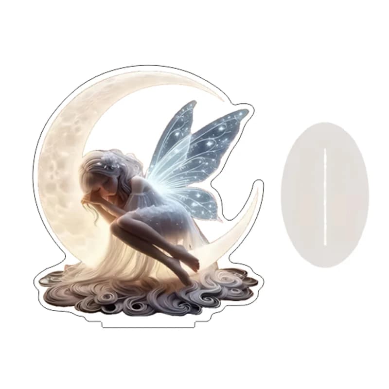 Decor Figure Decor For Office Housewarming Gift Desktop Decor Ornament 2D Acrylic Desktop Ornament