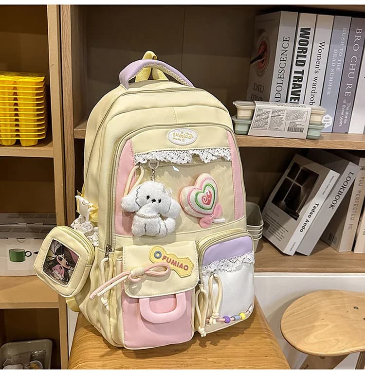 Backpack School Bag Girl Back Pack For Children Kid Child Teenager Female Class Schoolbag Primary Women Bagpack Teen Bookbag Kit
