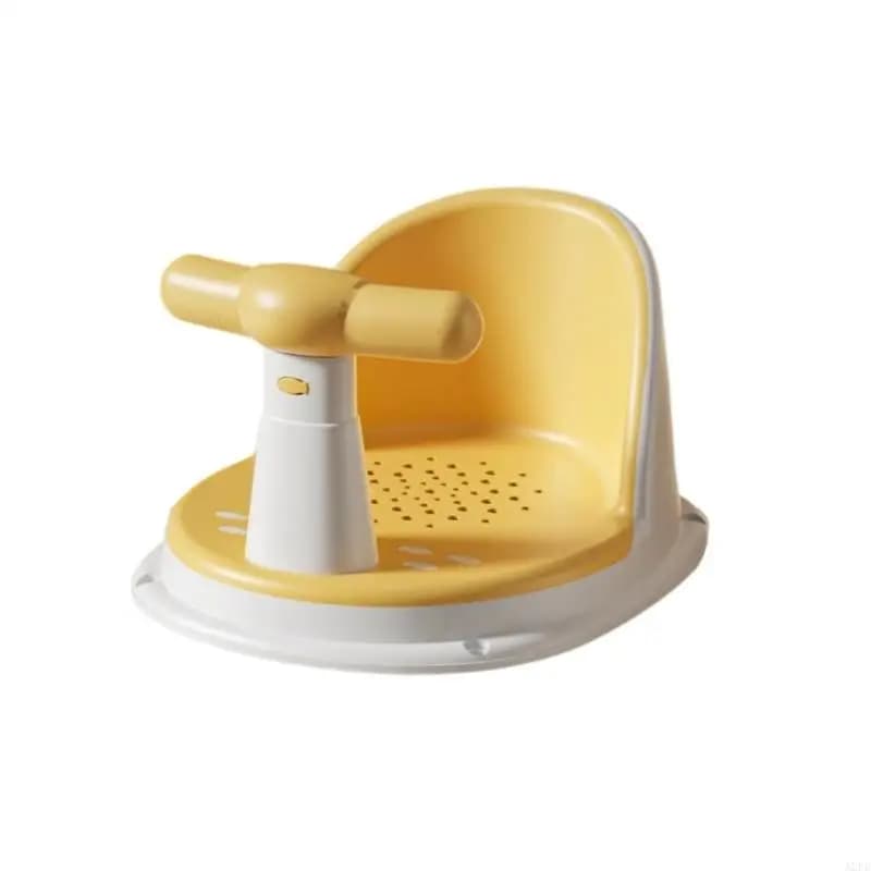 Baby Bath Feature Anti Slip Suction Cups Ergonomic Support Chair for Newborns Toddler Safe Bath Time Essential A2UB