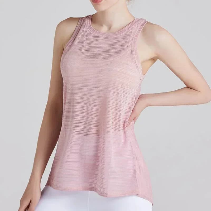 Fitness Yoga T-shirt Top Sexy Open Back Sport T-shirt Women Gym Tank top Loose Sportswear Breathable Workout Tank Top Sleeveless