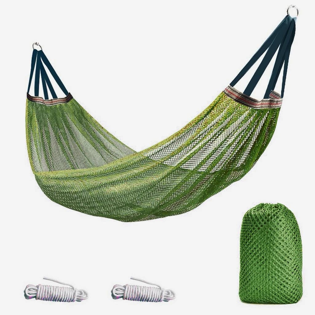 Campout Outdoor Hammock, Anti-Fall Camping Travel Item, Outdoor for All Ages Multi-Purpose for the Yard