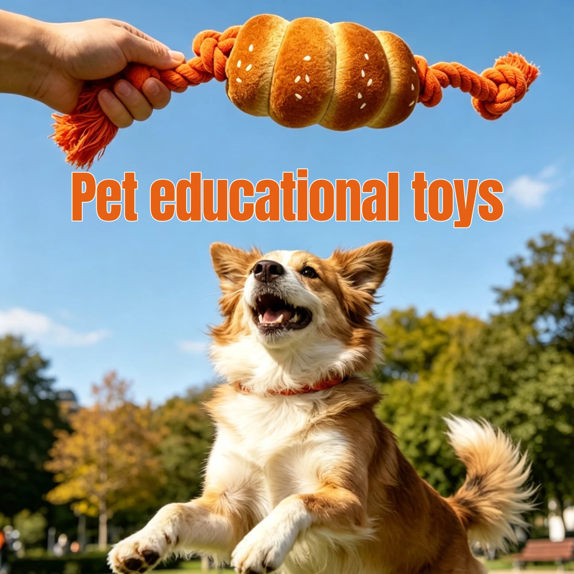 Pet Sausage Toy, Durable and Noisy Chewing Toy for Dogs, Water-Resistant and Suitable for Interactive and Leisure Play