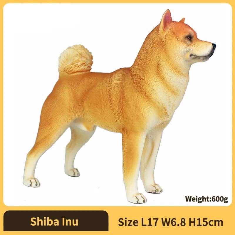 Realistic Dog Figurine Action Figure - Collectible Dog Model Decorative Ornament, Perfect Gifts for Kids & Military Action Figur