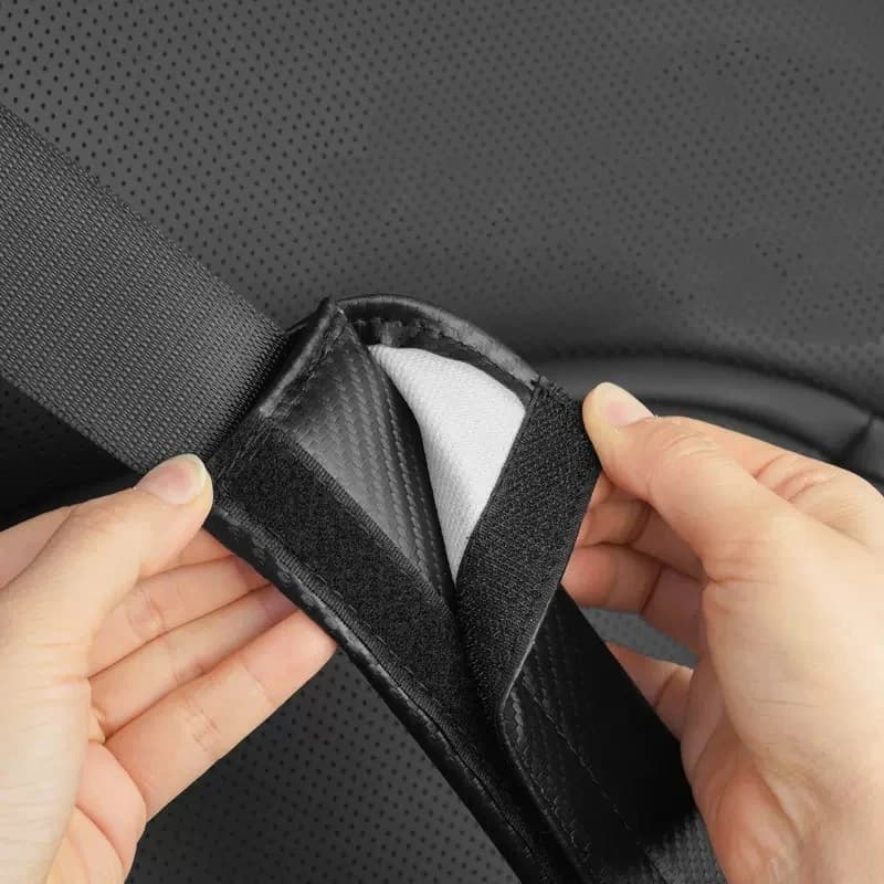 Car Seat Belt Pad Safety Strap Shoulder Cover Accessories For Mercedes Benz A B C S Class AMG GLA CLA GLC Decoration  Accessorie