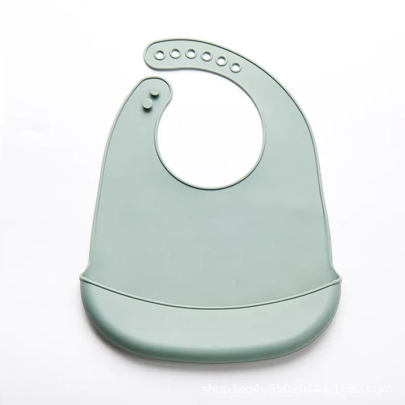Baby Bib Adjustable Waterproof Bibs Babies Soft Edible Silicone Newborn Saliva Dripping Towel Drooling Children Scarf