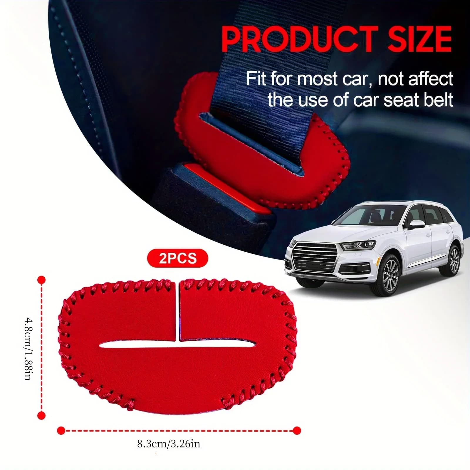 Car seat belt buckles are accessories used to enhance the interior decoration of a vehicle.