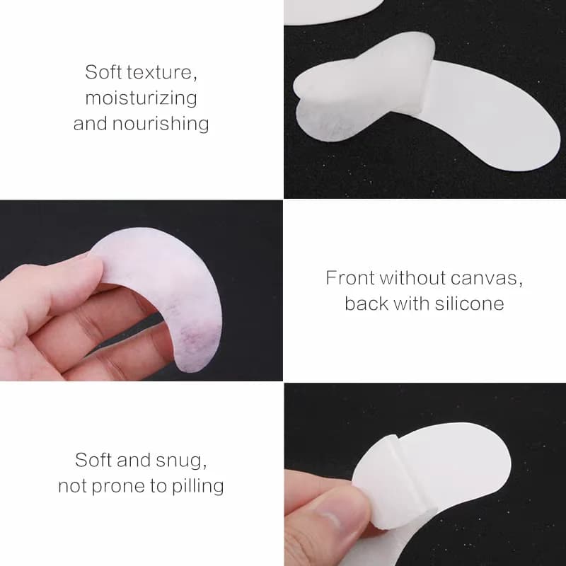 50/100Pairs Eye Patches Under Eyelash Pads for Building Hydrogel Paper Patches Lint Free Stickers for False Eyelashes