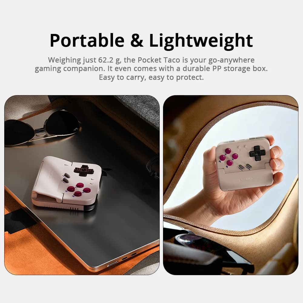 GameSir Pocket Taco Gaming Mobile Controller, Portable Retro Gamepad, Lightweight Bluetooth Vertical Handheld for Android