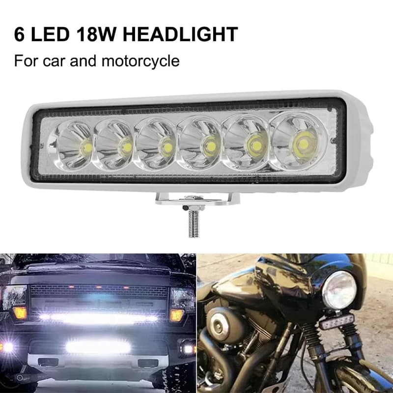 LED work lamp for car, motorcycle,18W, for Offroad SUV ATV Tractor Boat Trucks Excavator Working light，driving assistance lights