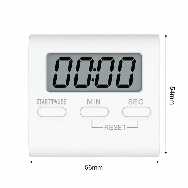 Digital Kitchen Timer Cooking Timer LCD Digital Manual Countdown Timer Mechanical Digital Kitchen Timer Magnetic Kitchen Gadgets