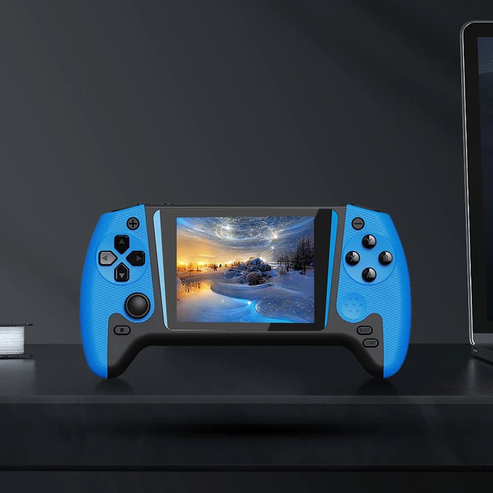 Gaming Console 3.5inch LCD Screen Built-in 500 Games Nostalgic Game Console Video Game Console for Kids Adults for Single Player