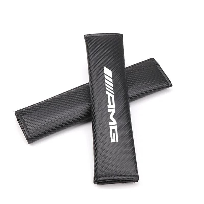 Car Seat Belt Pad Safety Strap Shoulder Cover Accessories For Mercedes Benz A B C S Class AMG GLA CLA GLC Decoration  Accessorie