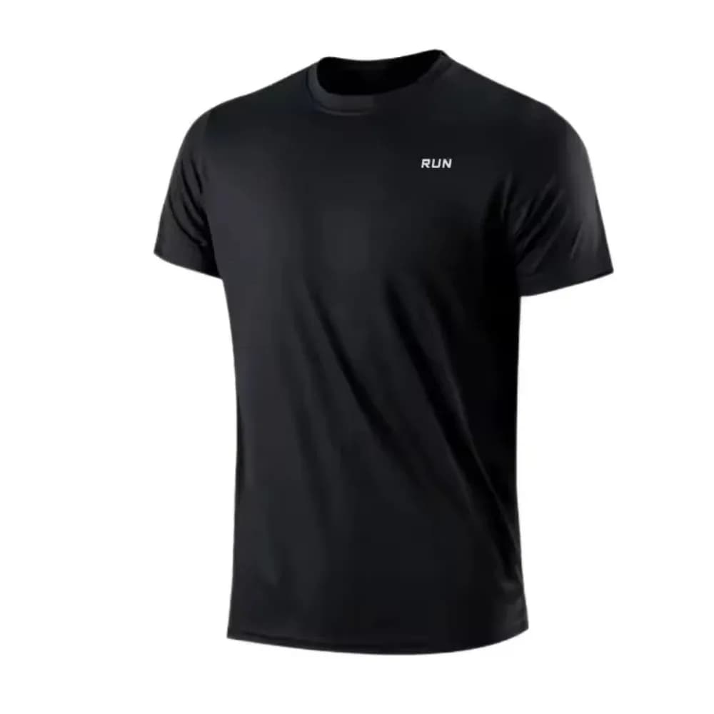 Fitness T-shirt - New Summer Men's Quick-Drying Running Fitness Sports Shirt - Men's Short-Sleeved Fitness Top