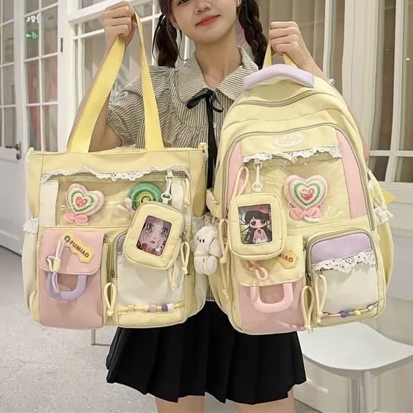 Backpack School Bag Girl Back Pack For Children Kid Child Teenager Female Class Schoolbag Primary Women Bagpack Teen Bookbag Kit