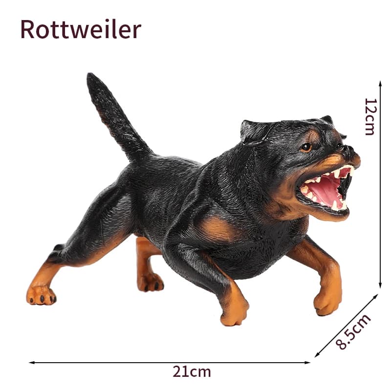 Realistic Dog Figurine Action Figure - Collectible Dog Model Decorative Ornament, Perfect Gifts for Kids & Military Action Figur