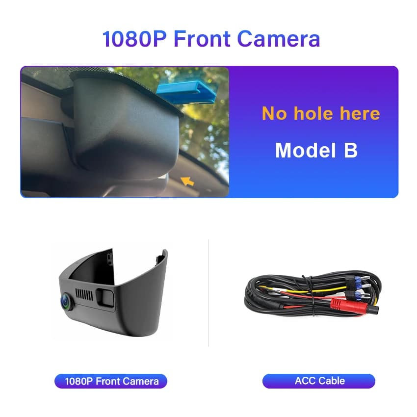 Dash Cam for Dodge Ram 1500 2500 3500 4500 (4th Gen) 2013-2018/ for Challenger 2015-2023/ for Durango 2014-2020, Dashcam 4K