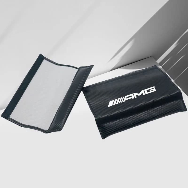 Car Seat Belt Pad Safety Strap Shoulder Cover Accessories For Mercedes Benz A B C S Class AMG GLA CLA GLC Decoration  Accessorie
