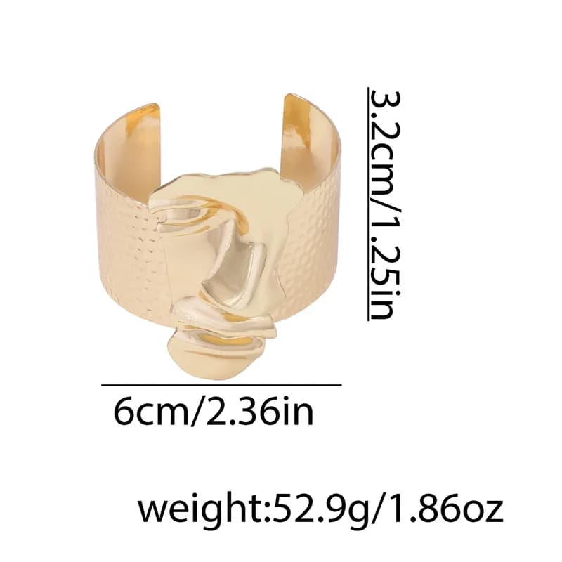 Light Luxury, Unique and Cool Style, Creative Design, Irresistible Temperament, Facial Mask, Jewelry Set