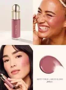 Rare Beauty Lipstick Easy To Apply Blush Brightening Highlighter Hydrating Bronzing Liquid To Enhance Facial Details Cosmetics