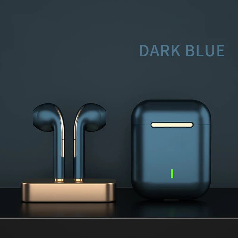 J18 TWS Wireless Earbuds, 5.3 Bluetooth Headphones Long Playtime, Noise Cancelling Voice Call, for Gaming, Business & Sports
