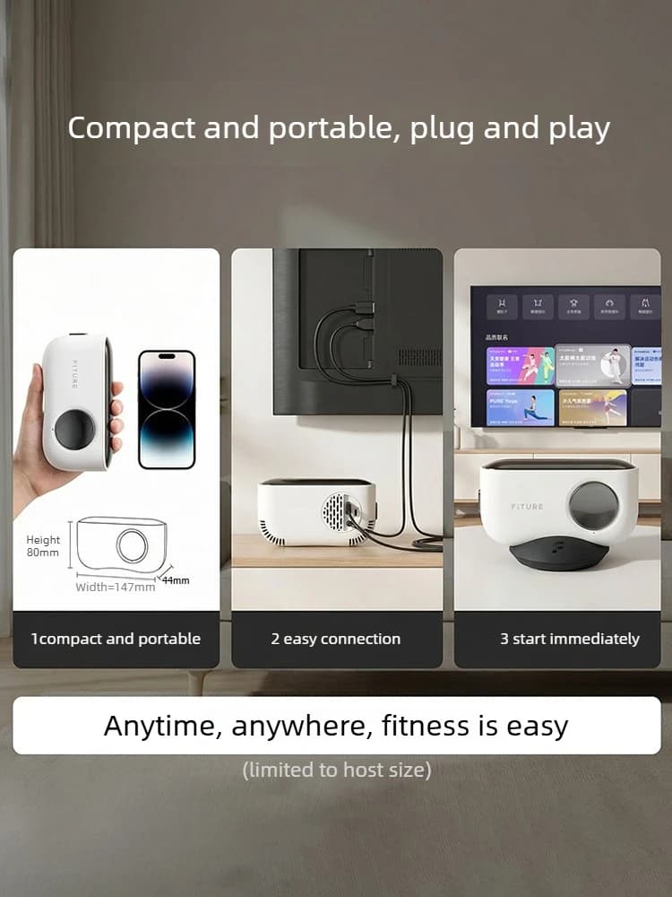 Fitness Magic Box AI, Intelligent Somatosensory Exercise, TV Projection, Console Game Dance Machine Home Fitness Equipment