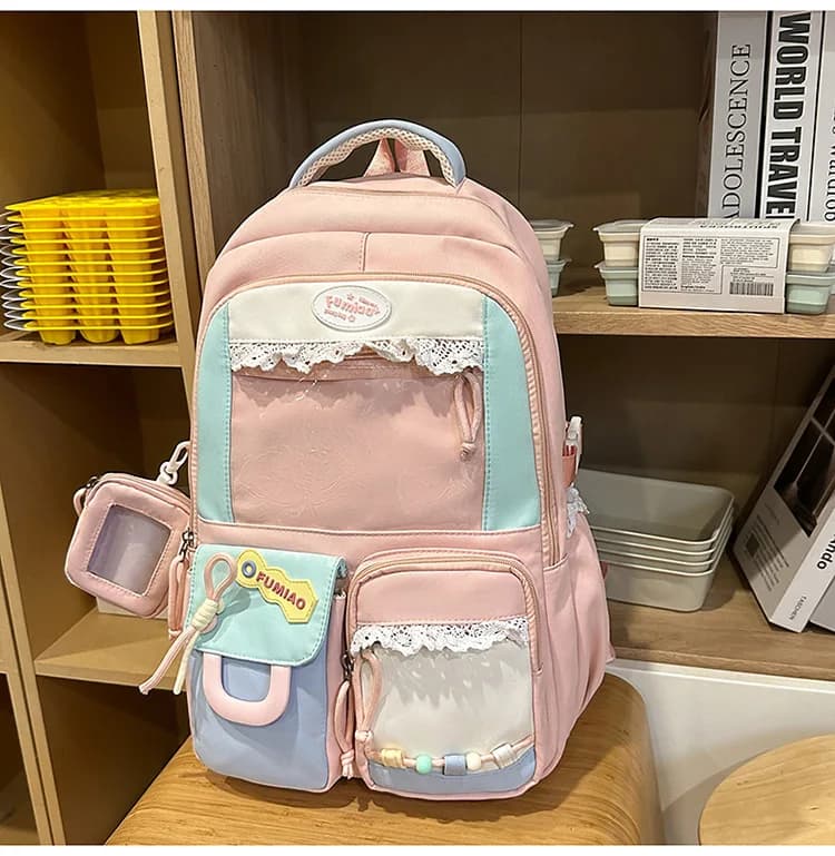 Backpack School Bag Girl Back Pack For Children Kid Child Teenager Female Class Schoolbag Primary Women Bagpack Teen Bookbag Kit