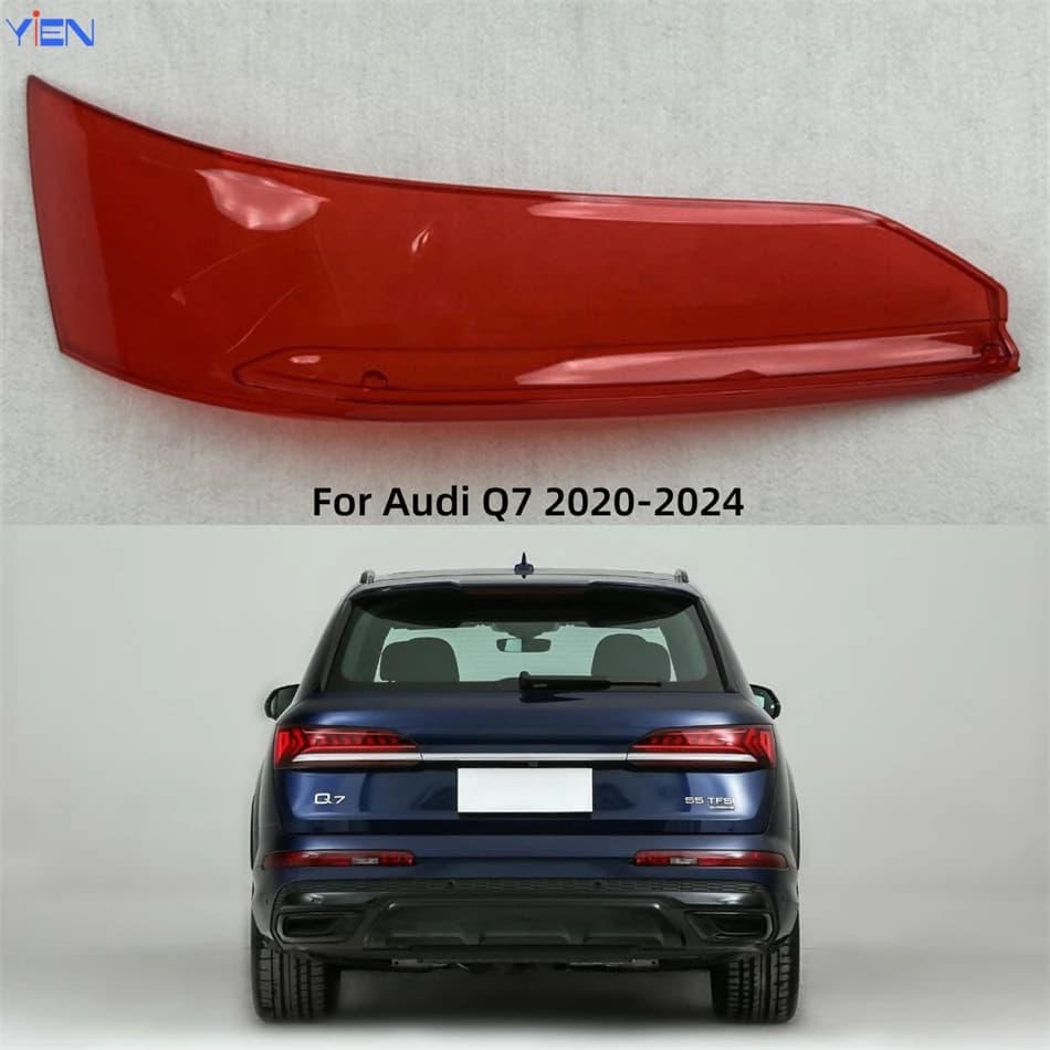 For Audi Q7 2020 2021 2022 2023 2024 Accessories For Vehicles Replacement Car Lights Shell Brake Lights Shell Tail Lamp Cover