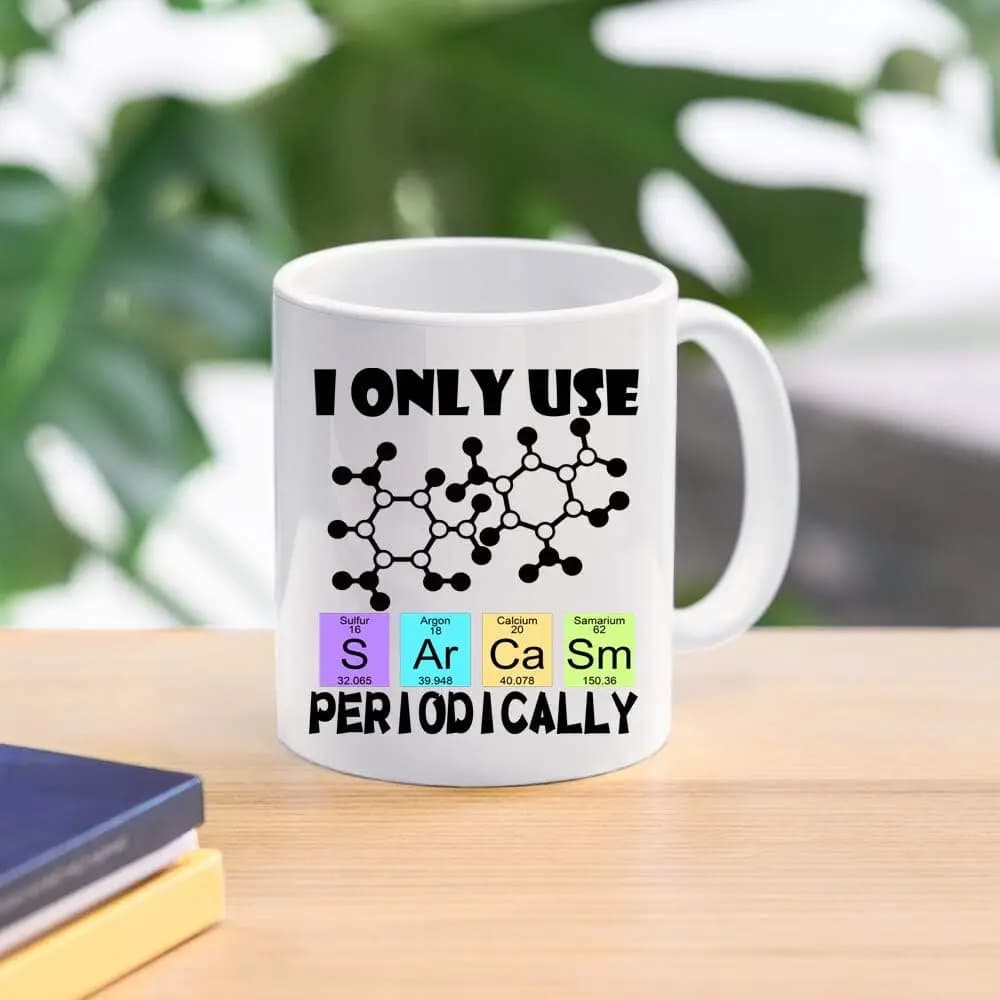 Coffee Cups Funny Cofee Mug Chemistry Student Teacher Periodic Mugs Cup of Coffee Drinkware Personalized Gift Cup for Tea Beer