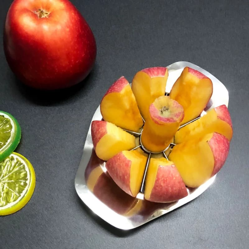 Kitchen Gadgets Stainless Steel Comfort Handle Divider Apple Cutter Vegetable Fruit Tools