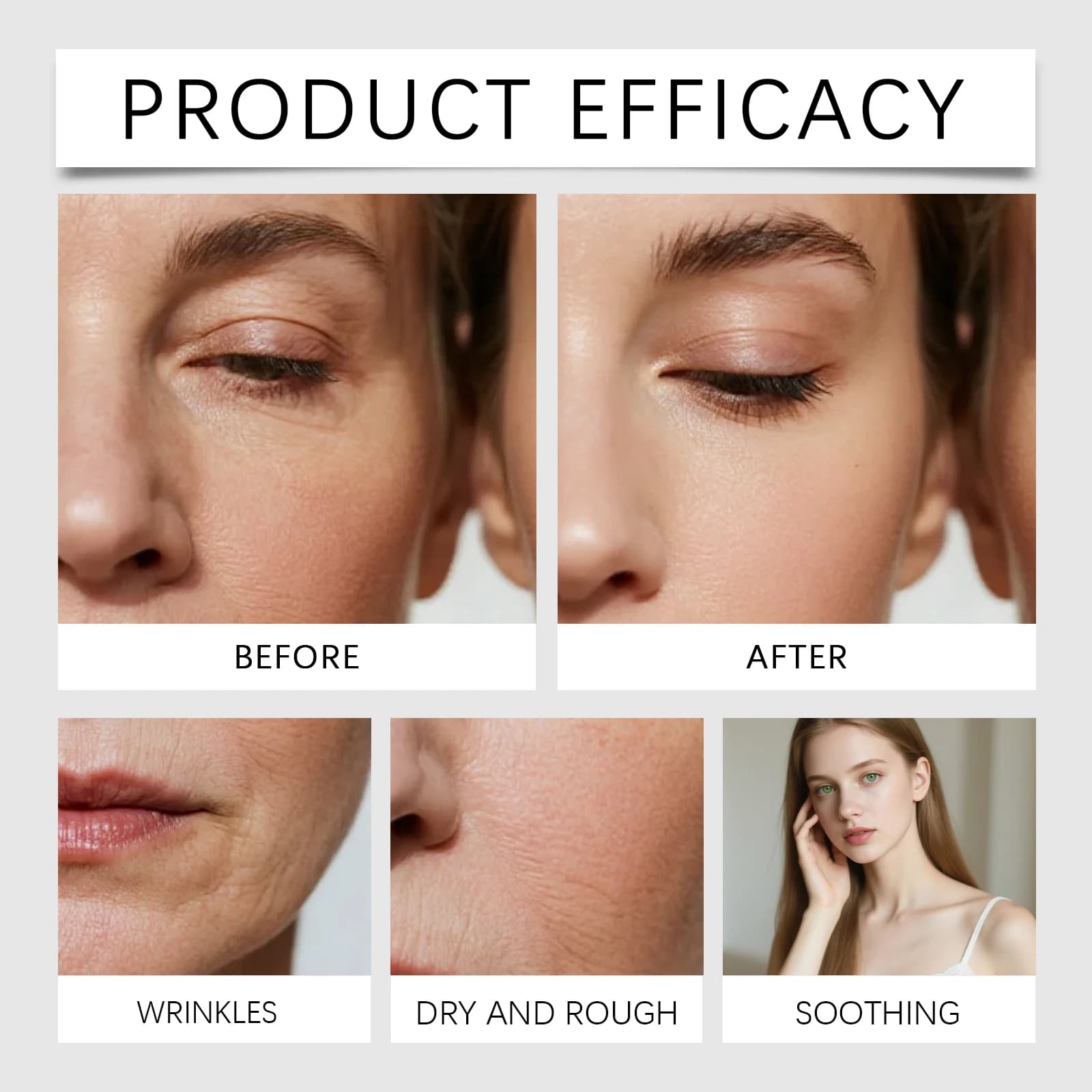 Retinol Renewal Serum Hydrating Moisturizing Gentle Smooth Anti Aging Brightening Face Nourishing Essence Daily All Skin Types