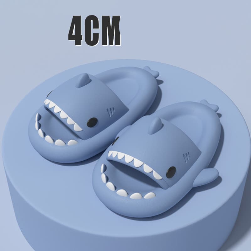Cartoon Shark Slippers Funny Cutes Soft Slipper Indoor Outdoor  Shoes For Women Men Couples