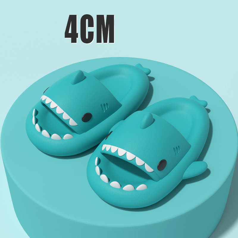 Cartoon Shark Slippers Funny Cutes Soft Slipper Indoor Outdoor  Shoes For Women Men Couples