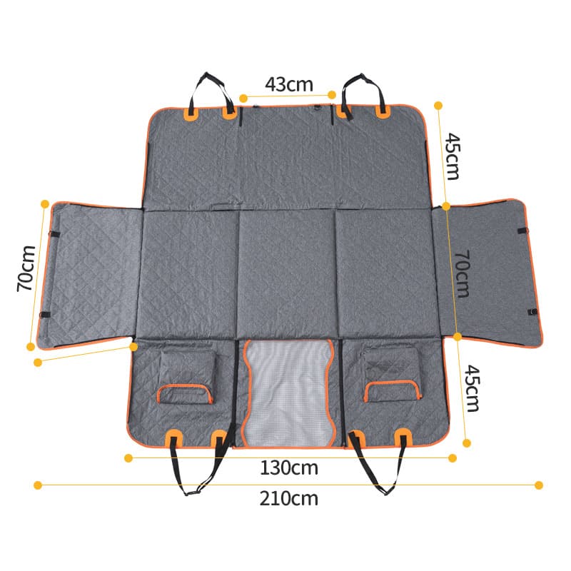 Orange Gray 130x160cm