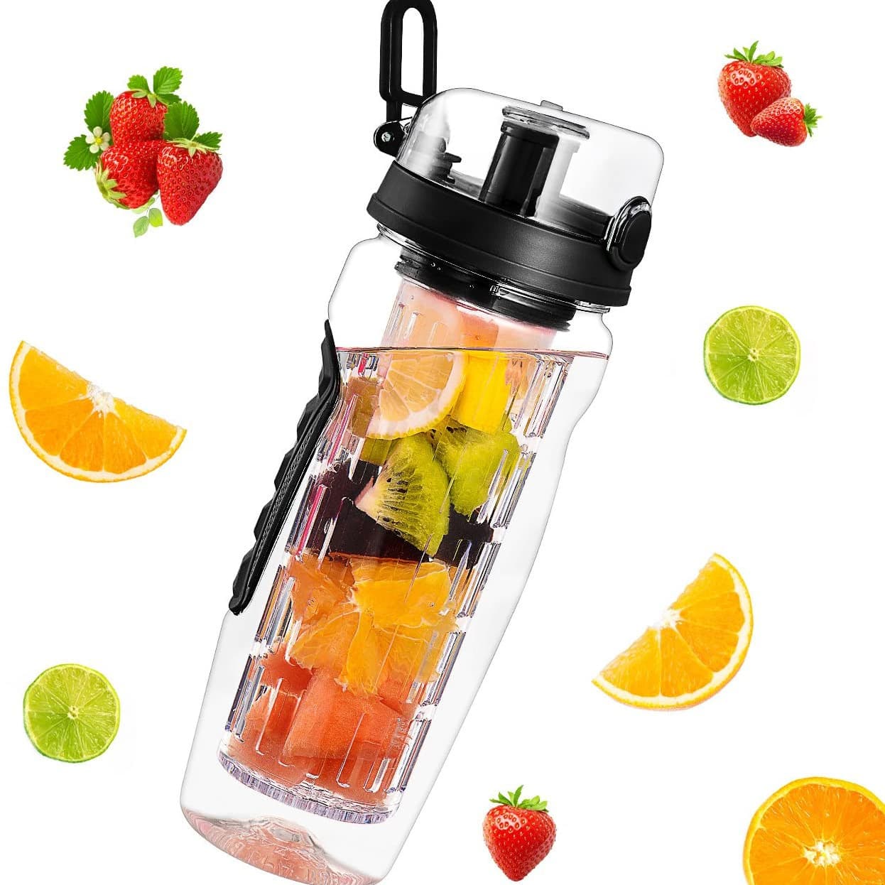 32Oz Fruit Infusing Infuser Water Bottle Water Fruit Bottle Plastic Sport Fruit Infuser Water Bottles With Infuser Juice Shaker Drink Bottle Of Water