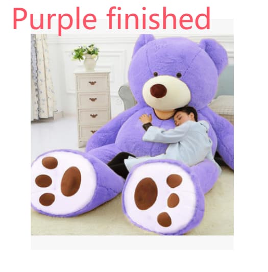 Giant Teddy Bear Plush Toy Huge  Soft Toys  Leather Shell