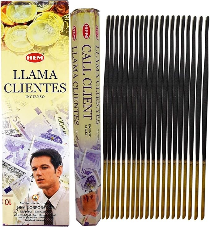 1 X Call Client - 120 Sticks Box - Hem Incense