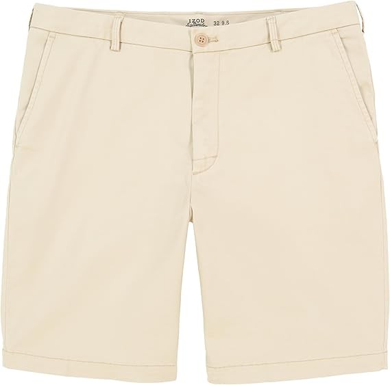 IZOD Men's Saltwater 9.5" Flat Front Chino Short